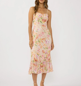 LoveStitch Songbird Pleated Midi Dress