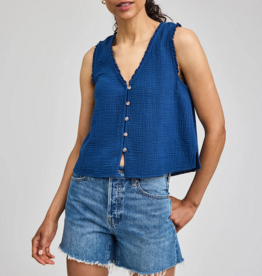 Gentle Fawn Breanna Cotton Gauze Button Tank Top