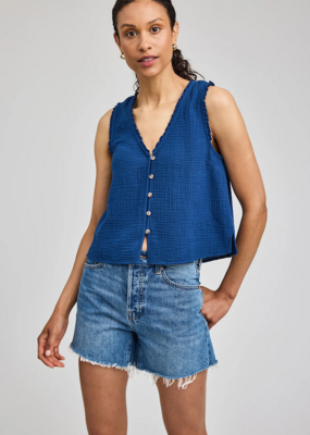 Gentle Fawn Breanna Cotton Gauze Button Tank Top