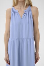 Part Two Theona High Neck Tiered Maxi Dress in Brunerra Blue