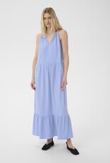 Part Two Theona High Neck Tiered Maxi Dress in Brunerra Blue