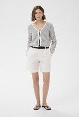 Part Two Rosefina 100% Organic Cotton Tie Cardigan in After Midnight Stripe