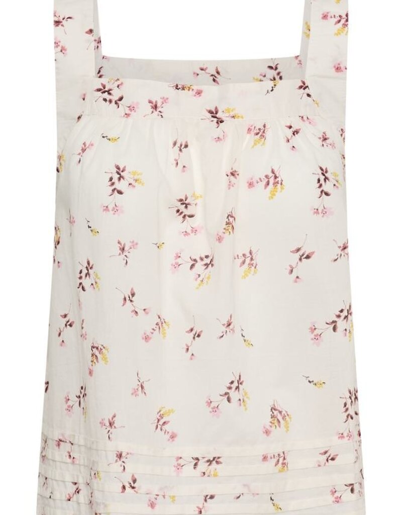 Part Two Bryndis 100% Organic Cotton Sleeveless Top in Beach Blossom Bouquet Print