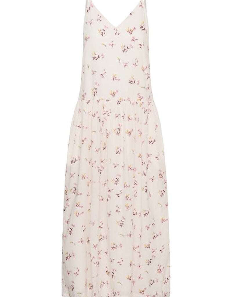 Part Two Brunda 100% Organic Cotton Dress in Peach Blossom Bouquet Print