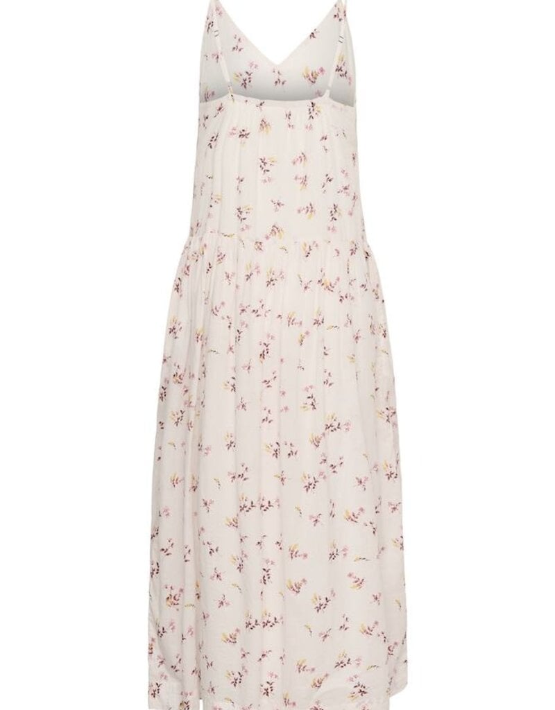 Part Two Brunda 100% Organic Cotton Dress in Peach Blossom Bouquet Print