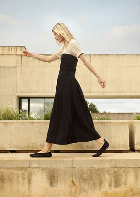 Part Two Balina Strapless Cotton Blend Drop Waist Dress