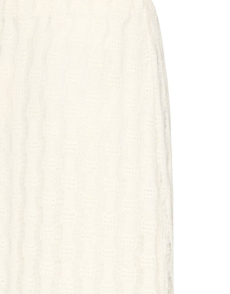 B.Young Sys Knitted Semi-Sheer Midi  Skirt in Birch