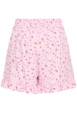 ICHI Vera Printed Shorts in Pink Lady Floral