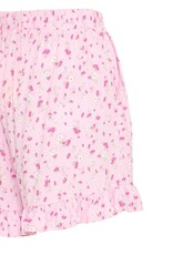 ICHI Vera Printed Shorts in Pink Lady Floral