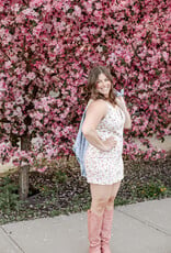 Saltwater Luxe Enya Mini Dress in Salt Floral