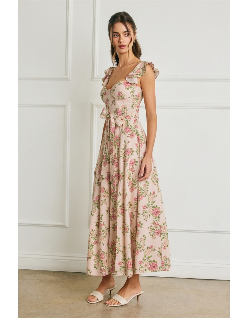 Dress Forum Love Galore Bustier Flutter Dress in Dreaming Florals