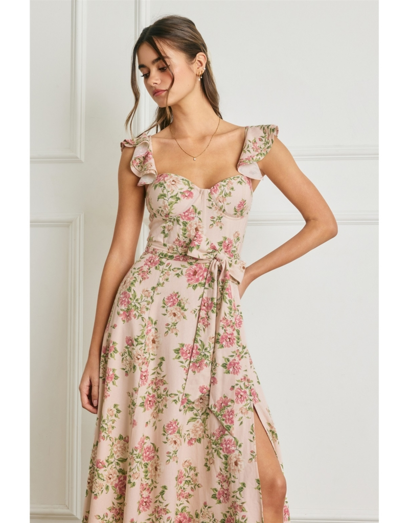 Dress Forum Love Galore Bustier Flutter Dress in Dreaming Florals