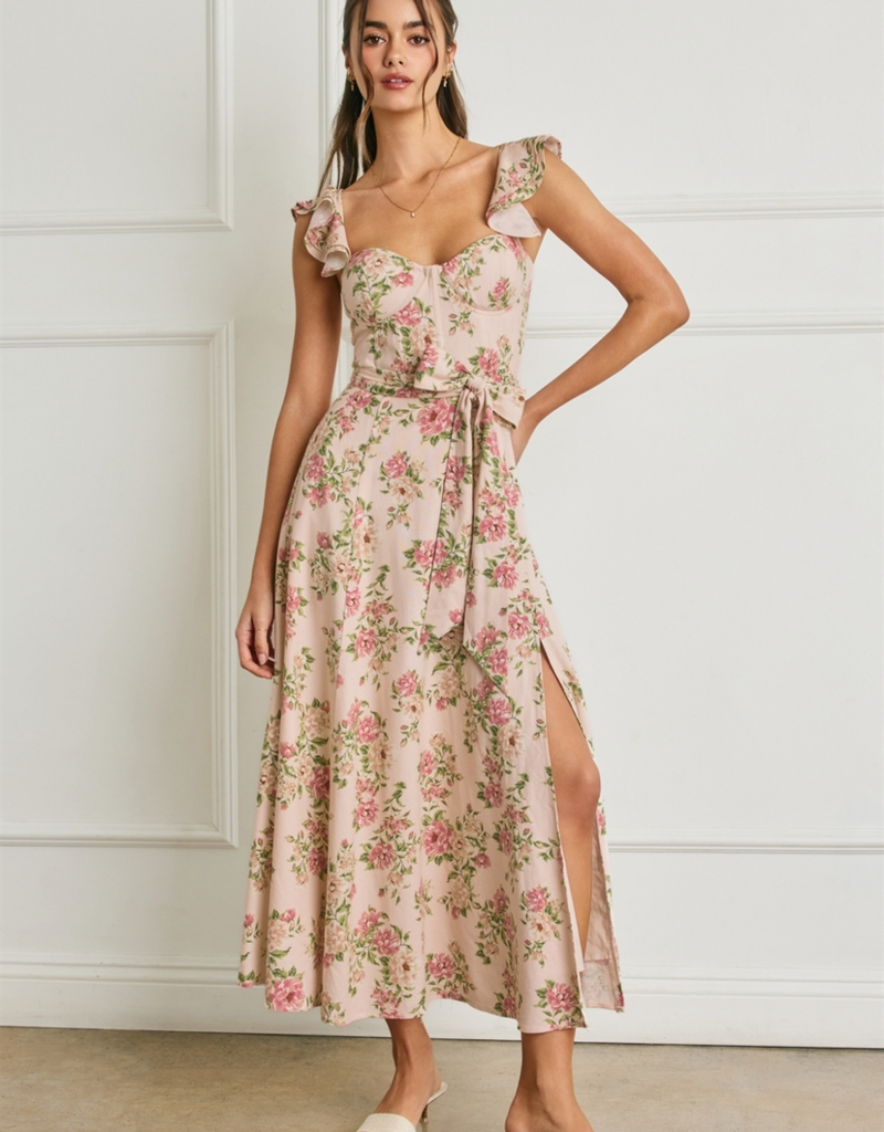 Dress Forum Love Galore Bustier Flutter Dress in Dreaming Florals