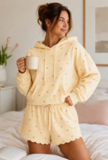 Privilege Noemie Hoodie in Tulip Print
