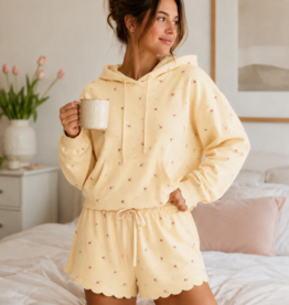 Privilege Noemie Hoodie in Tulip Print