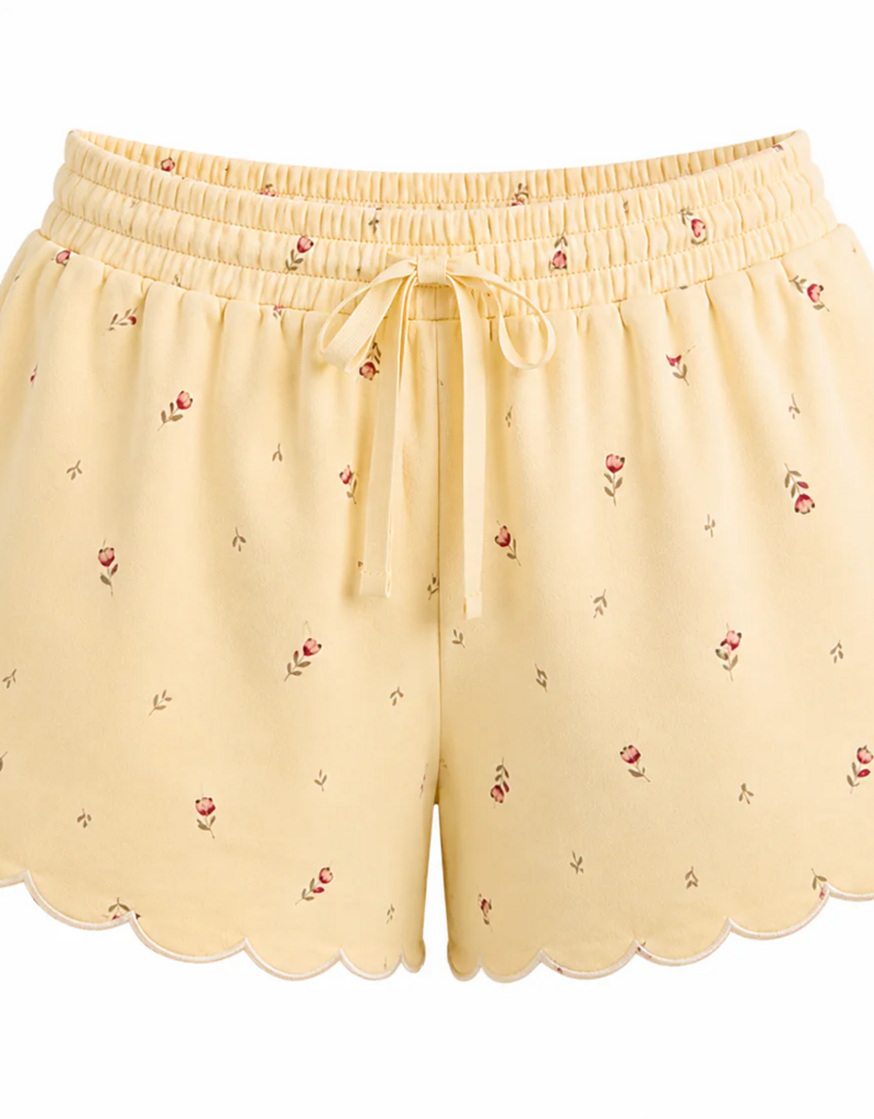 Privilege Noemie Soft Shorts in Tulip Print