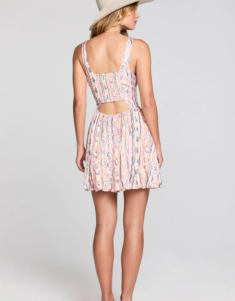 Saltwater Luxe Raelynn Mini Dress in Western Multi Print