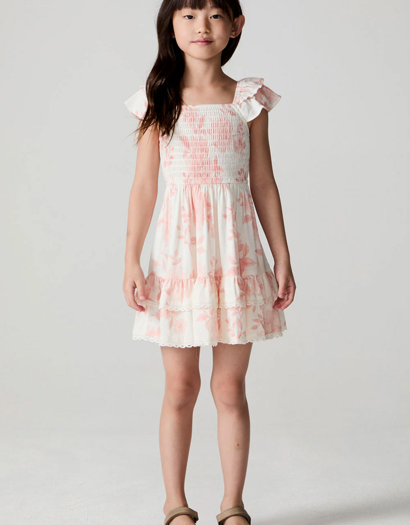 Saltwater Luxe Kids Sophia Mini Dress in Camella Floral