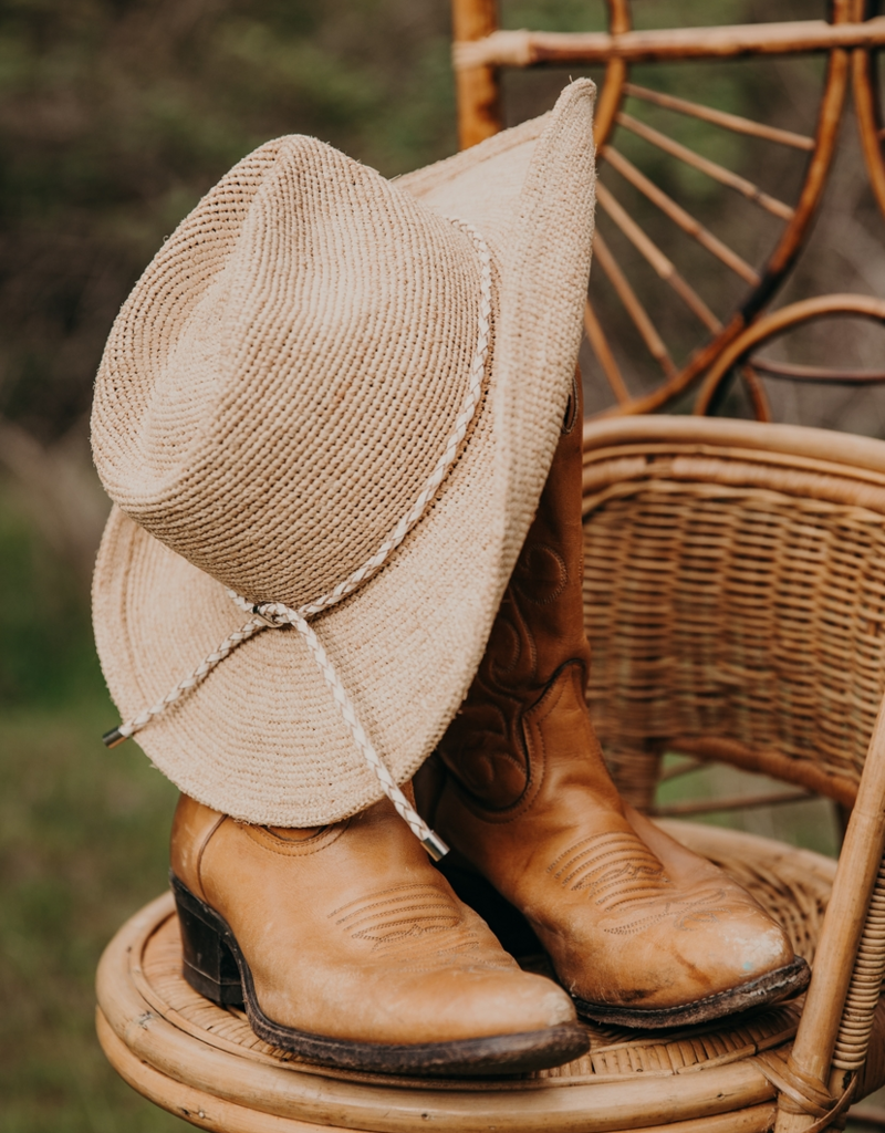 WEST VON Brooks Western Raffia Rancher