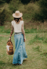 WEST VON Brooks Western Raffia Rancher