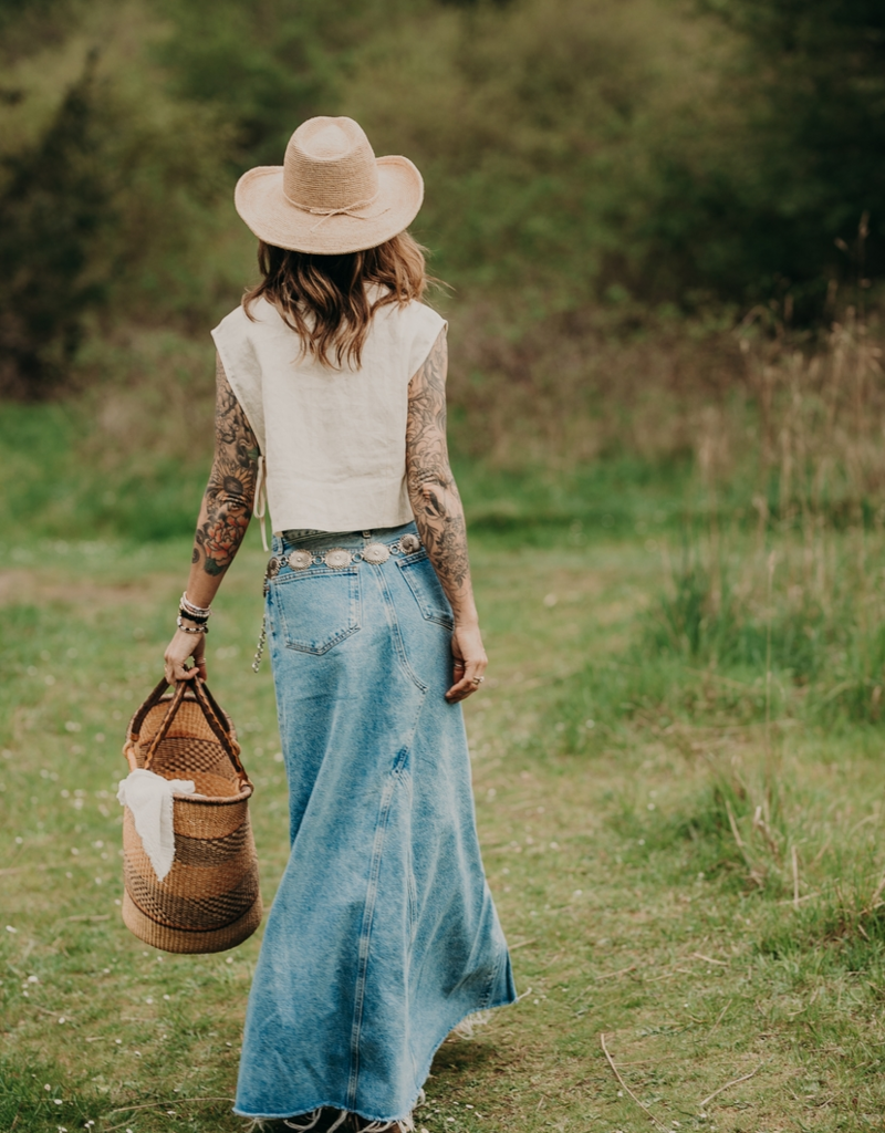 WEST VON Brooks Western Raffia Rancher
