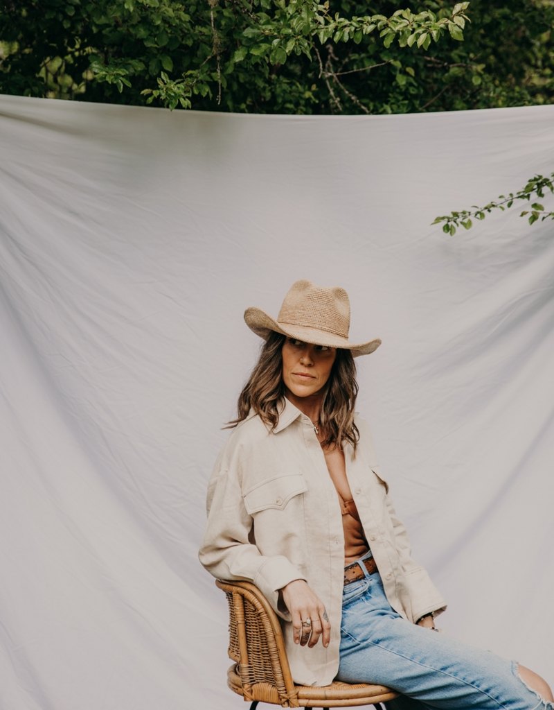 WEST VON Brooks Western Raffia Rancher