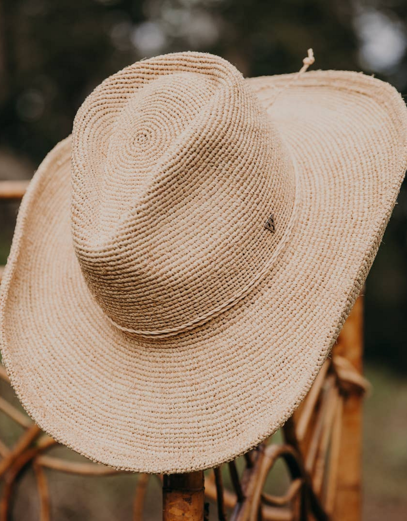 WEST VON Brooks Western Raffia Rancher