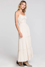 Saltwater Luxe Kenzlie Lace Cutout Maxi Dress in Salt