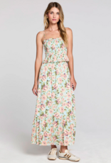 Saltwater Luxe Avalee Midi Skirt in Capri Blue Floral