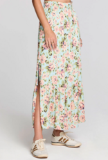 Saltwater Luxe Avalee Midi Skirt in Capri Blue Floral