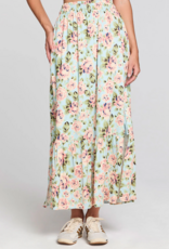 Saltwater Luxe Avalee Midi Skirt in Capri Blue Floral