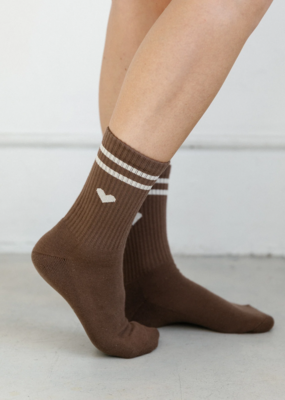 Brunette the Label Brown Sporty Sock