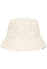 ICHI Luna 100% Cotton Bucket Hat in Birch