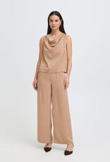 B.Young Dacanna Sleeveless Cowl Neck Top in Stucco