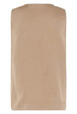 B.Young Dacanna Sleeveless Cowl Neck Top in Stucco