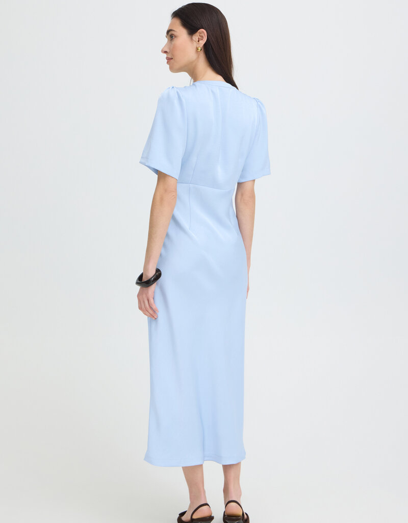 B.Young Dacanna 1/2 Sleeve Dress in Windsurfer Blue