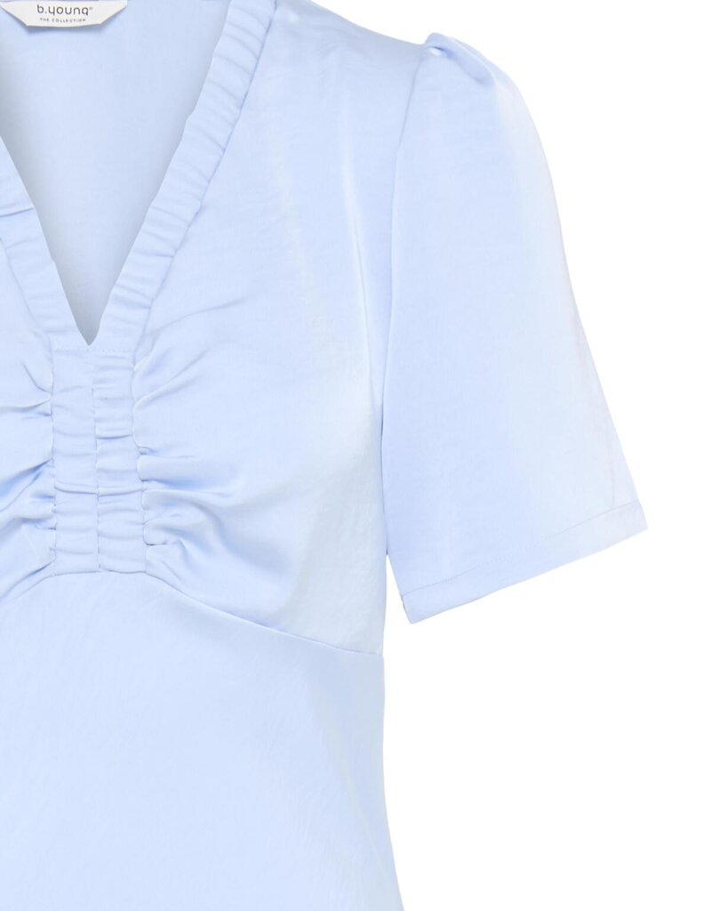 B.Young Dacanna 1/2 Sleeve Dress in Windsurfer Blue