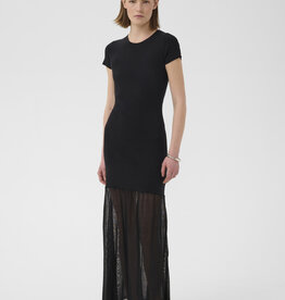 InWear Dima Drop Waist Dress with Sheer Skirt