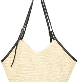 ICHI Nilla Structured Woven Bag
