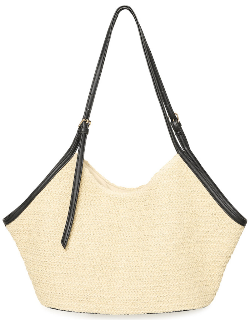 ICHI Nilla Structured Woven Bag
