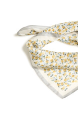ICHI Smilla 100% Silk Scarf in Mellow Yellow Floral