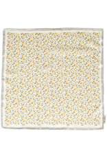 ICHI Smilla 100% Silk Scarf in Mellow Yellow Floral