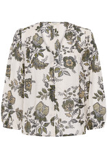 Part Two Dolli V-Neck Blouse in Bettle Flower Print