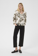 Part Two Dolli V-Neck Blouse in Bettle Flower Print