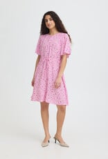 ICHI Vera Short Sleeve Button Up Floral Dress