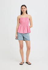 ICHI Fundel 100% Cotton Tank in Very Berry Stripe