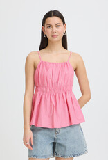 ICHI Fundel 100% Cotton Tank in Very Berry Stripe