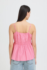 ICHI Fundel 100% Cotton Tank in Very Berry Stripe