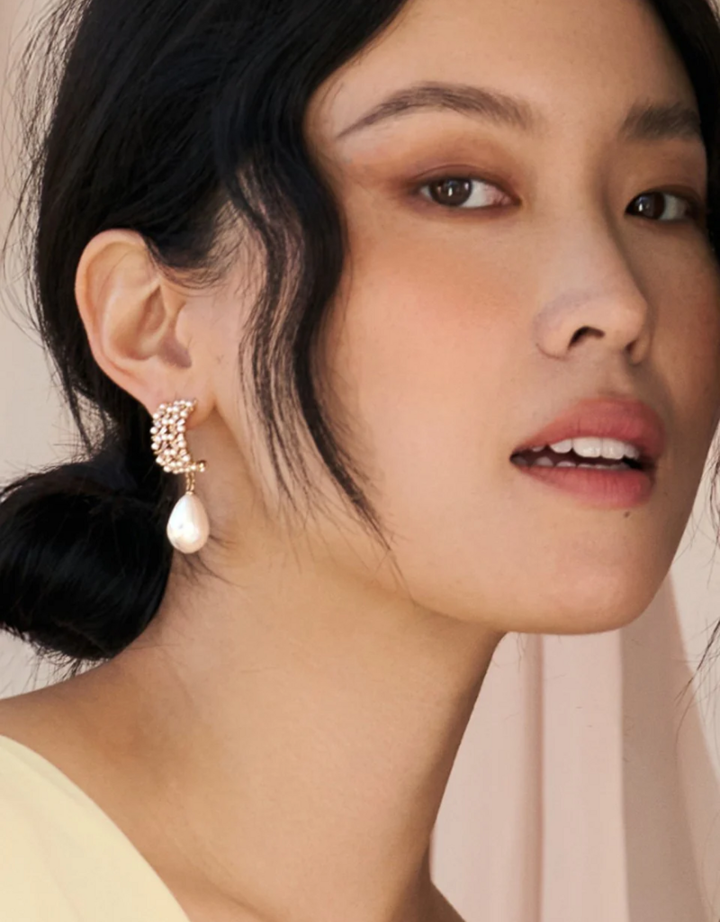 Olive & Piper Priya Drop Earrings in Gold - 14k Plated