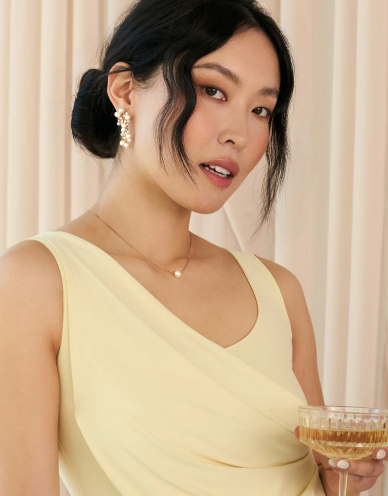 Olive & Piper Charlotte Drop Earrings in Gold - 14k Plated